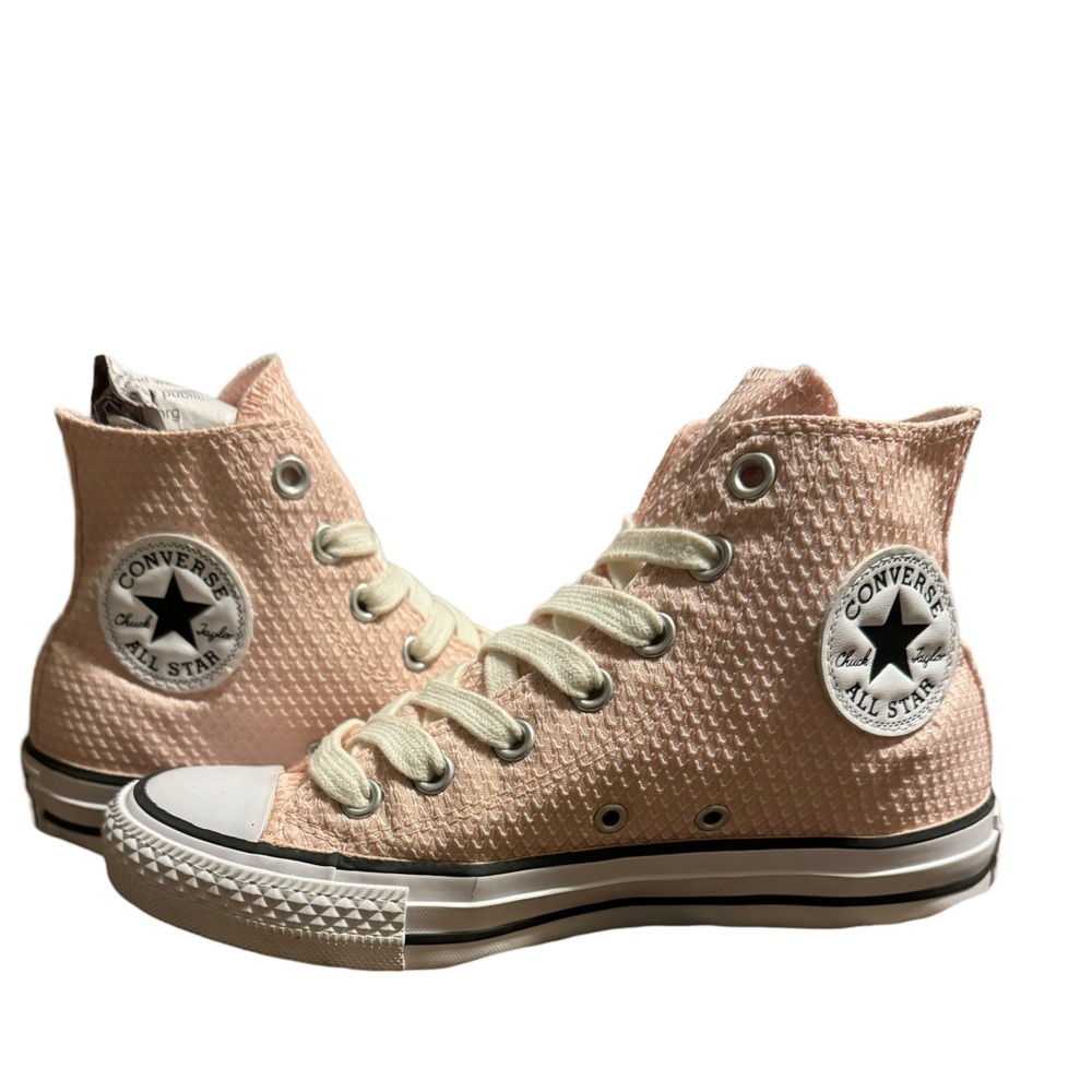 Pretty In Pink Converse High Tops - Picture 4 of 13